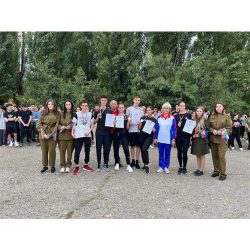 Прошла Всероссийская акция «Студенческий патриотический забег»