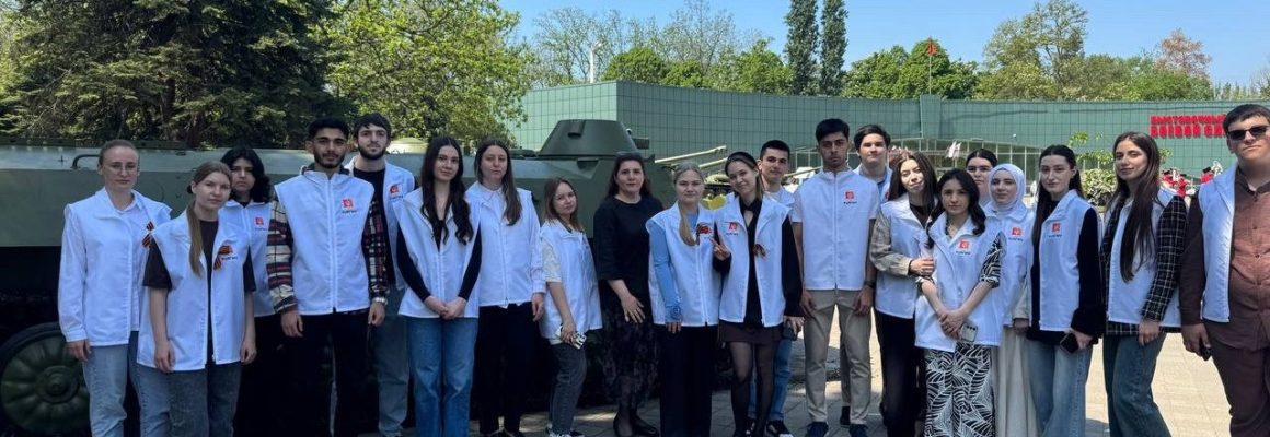 Студенты КубГМУ на открытии фестиваля «Дорогами Победы»
