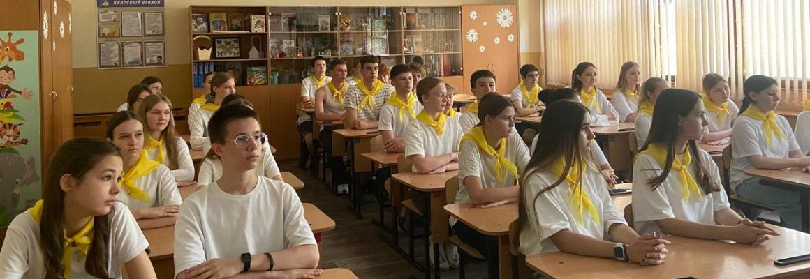 Студентка КубГМУ рассказала школьным вожатым о специальности «Медико-профилактическое дело»