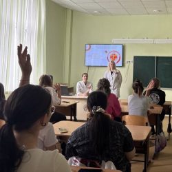 Профориентационные встречи студентов медико-профилактического факультета КубГМУ со школьниками