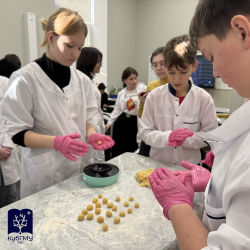 Ученики школы юного доктора «ЭКВИЛИБРИУМ» подготовили подарки ко Дню матери на занятиях по нутрициологии