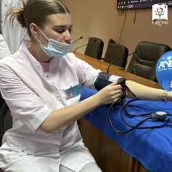 В КубГМУ прошел мастер-класс по измерению артериального давления