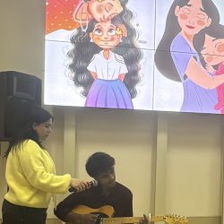 На кафедре лингвистики КубГМУ прошёл праздничный концерт к Международному женскому дню